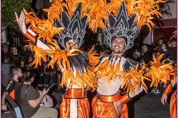 Pasacalle carnavalero, pregón a cargo del periodista Alberto Rodríguez y baile tradicional/TA e Ildefonso Rodríguez.